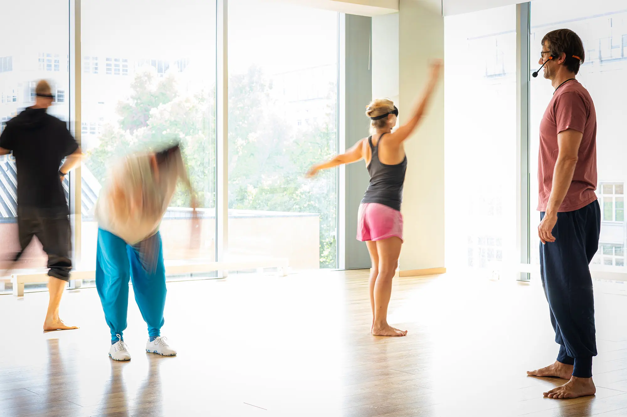 Teilnehmende bei Breathwork in Bewegung mit PNflow in Jena